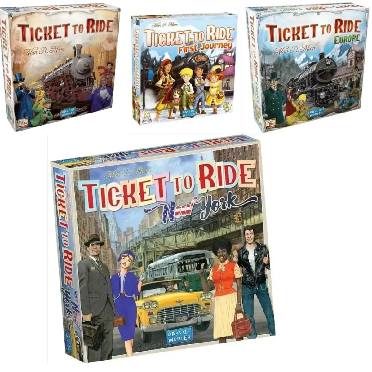 Ticket to Ride Europe Board Game English Family Multiplayer Friends Party Play Cards Game Plot Collection Toys Gifts