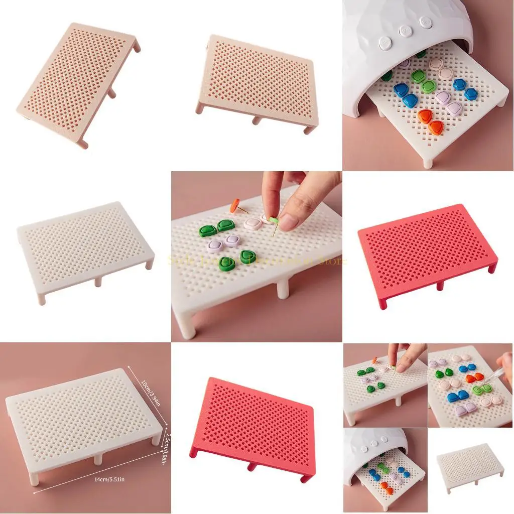 

D46E Multipurpose Clay Positioning Base Plastic Jewelry Making Accessory