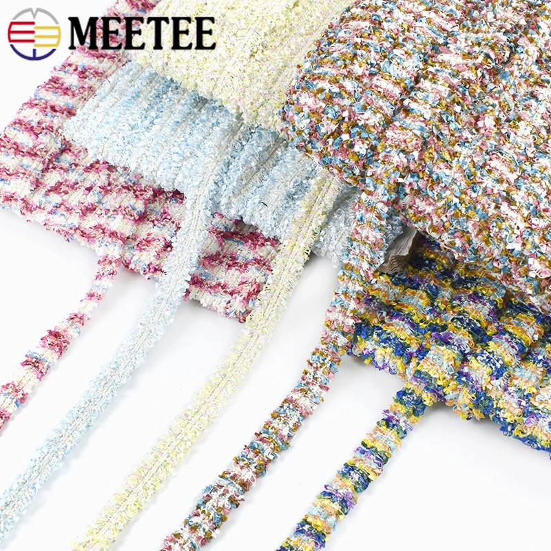 

5/10/20M 15mm Colorful Woven Webbing Strap Lace Trim Dance Dress Stage Garment Decor Trimmings Laces Sewing Crafts Materials