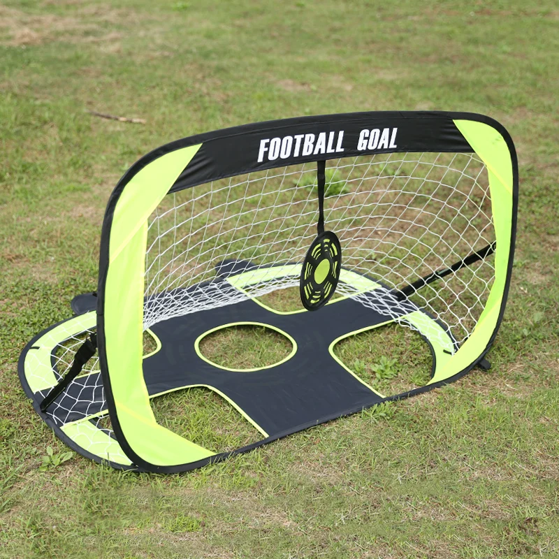 1PC Multi-Functional Football Goal Net Portable Soccer Gate Sports Agility Training Target Practice Pop Up Goal