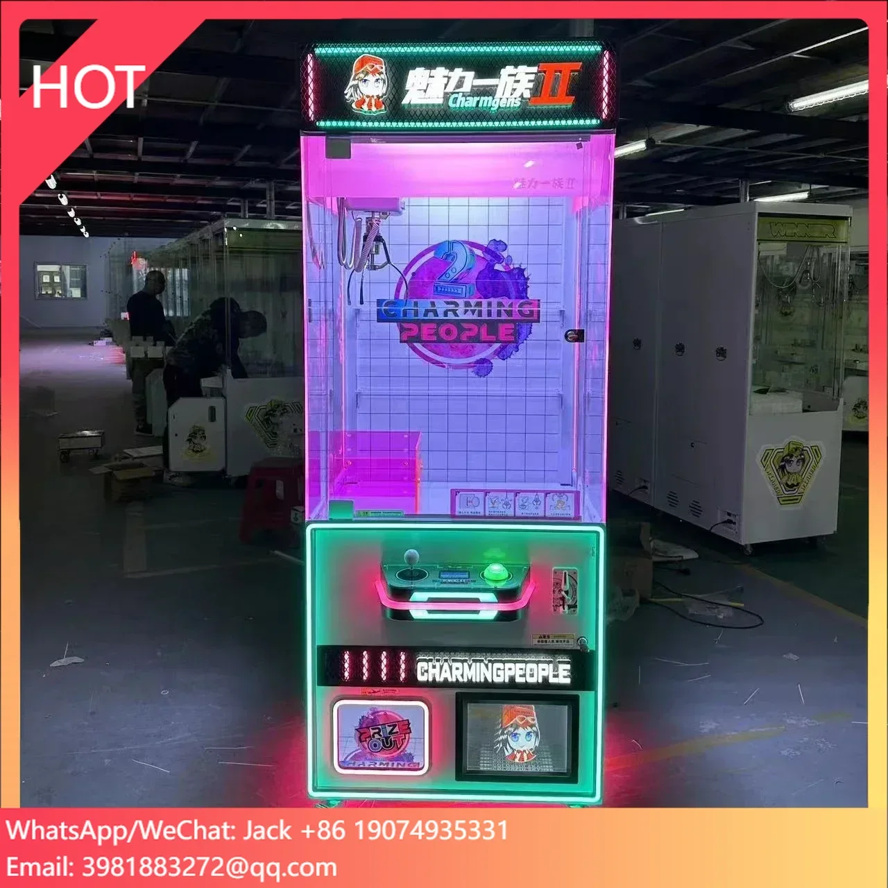 

2023 new design new type claw machines doll prize soft toy redemption arcade coin operated game machine claw crane machine