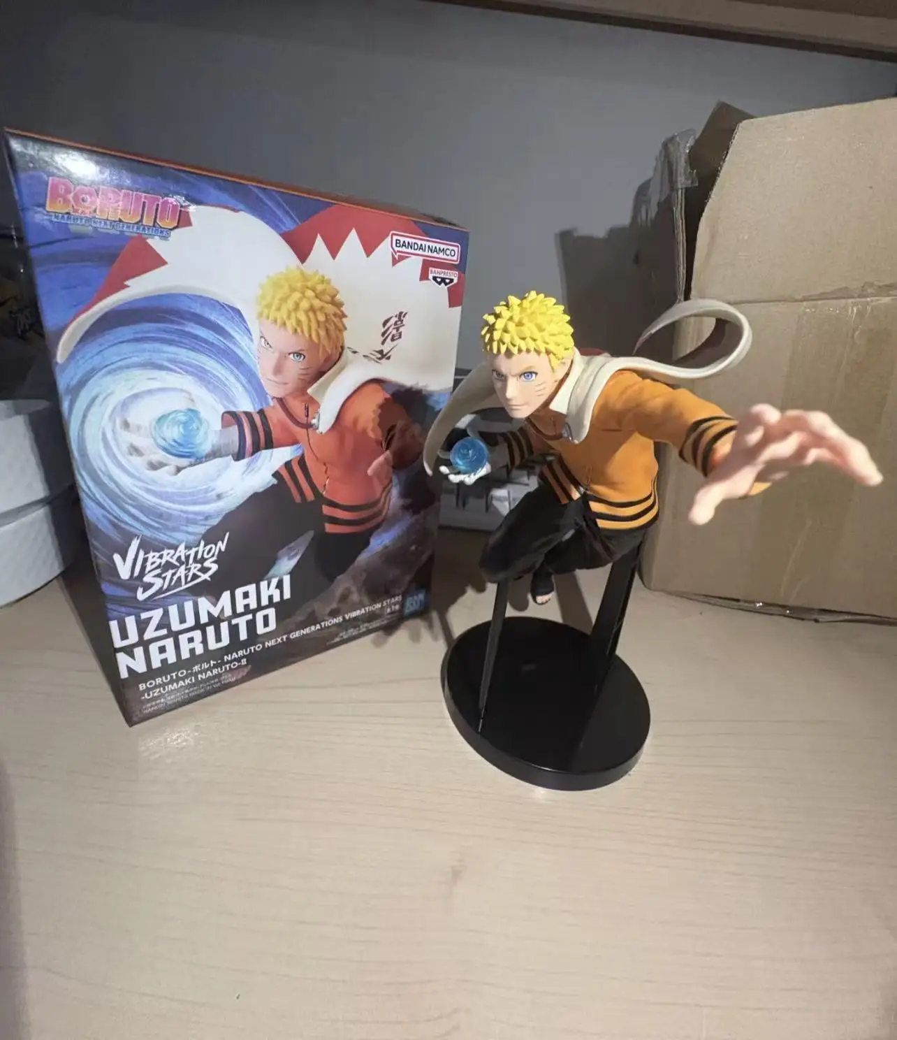 En Stock, Figura Coleccionable Original de Bandai Banpresto de Boruto: Naruto Next Generations, Uzumaki Naruto, Uchiha Sasuke, Anime, Regalo de Cumpleaños