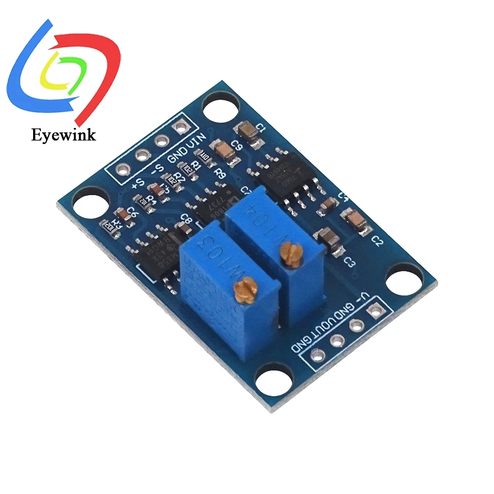 AD620 Microvolt MV Voltage Amplifier Signal Instrumentation Module Board 3-12VDC