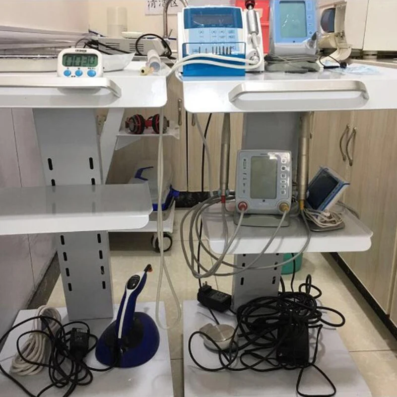 

Mobile Dental Medical Delivery Units 3-level Cart Trolley for Dental Clinic/Beauty Salon