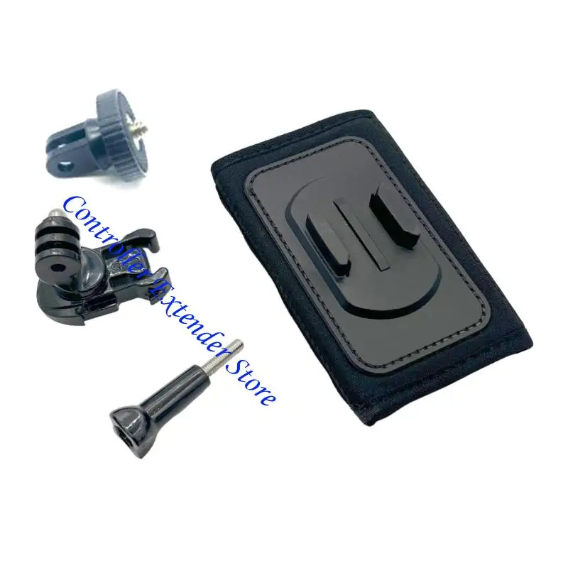 N84B Shoulder Mount Bracket For Sports Cameras Includes Rotating Adapter & 1/4 Screw