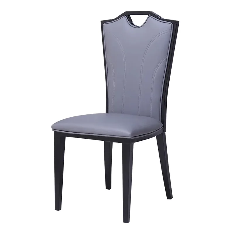 

New Chinese dining chair hotel banquet chair hotel box restaurant dining table chair light luxury wrought iron hot pot restauran