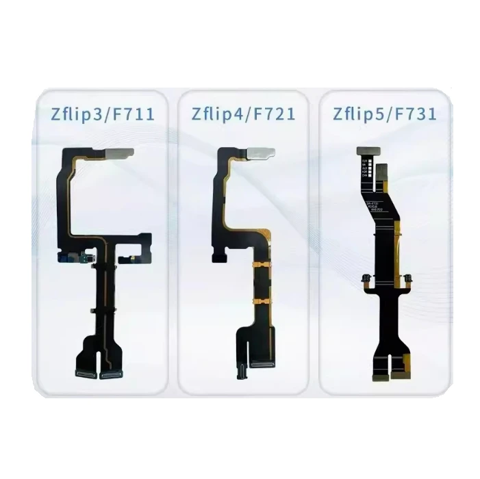 For Samsung Galaxy Z Flip Flip 3 Flip 4 Z Flip 5  F711 F721 F731 5G Z Fold 5 3 4 Motherboard Main Board Connector LCD Flex Cable