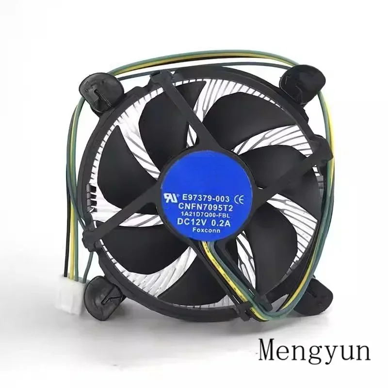 CPU Cooler with 90mm CPU Fan Aluminum Heatsink for Intel E97379-001 Core i3/i5/i7 Socket LGA1150/1155/1156 4Pin E97379-003