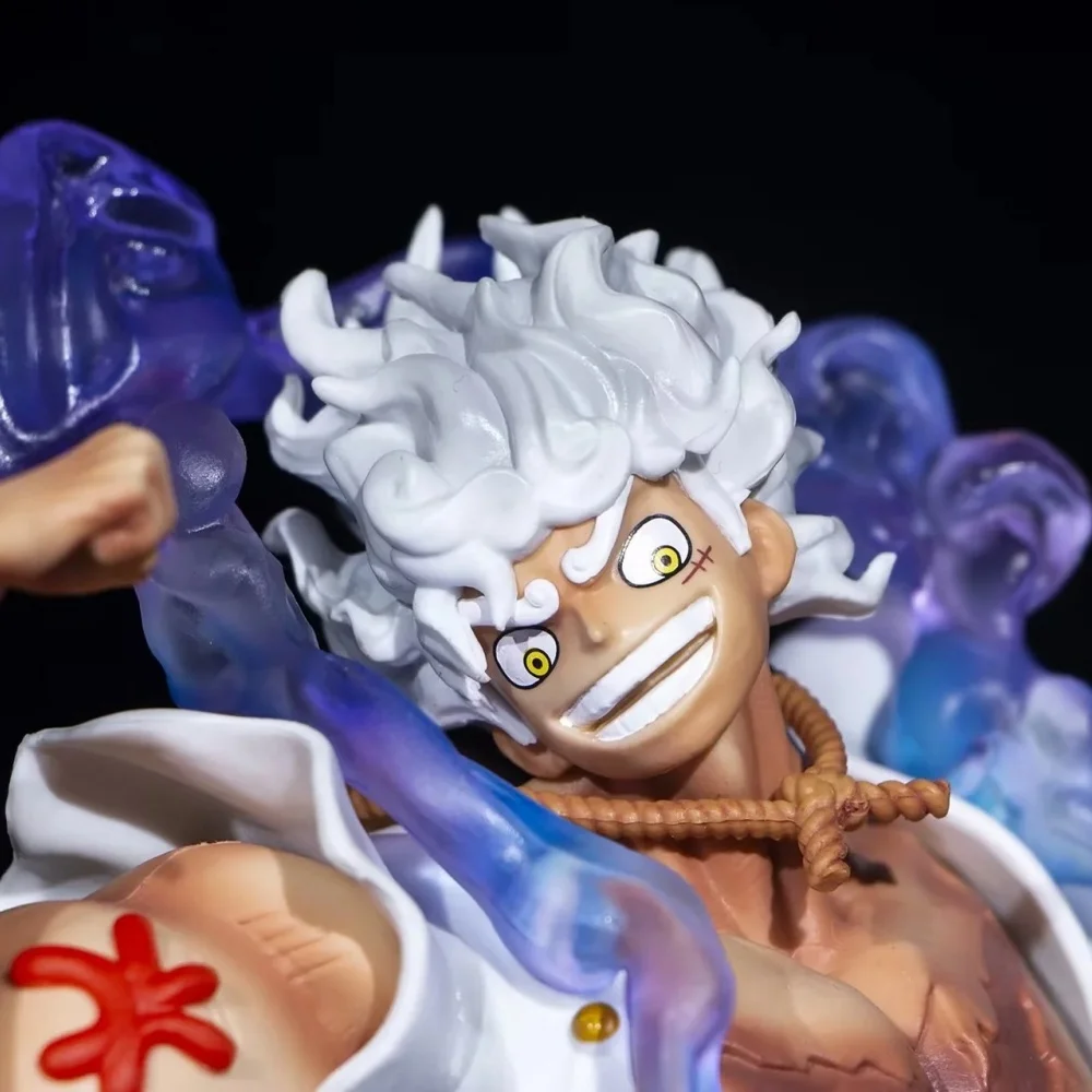 Anime One Piece Monkey·D·Luffy GK Sun God Nikka Hercules Fifth Gear PVC Action Figure Collectible Model Doll Toy 19CM