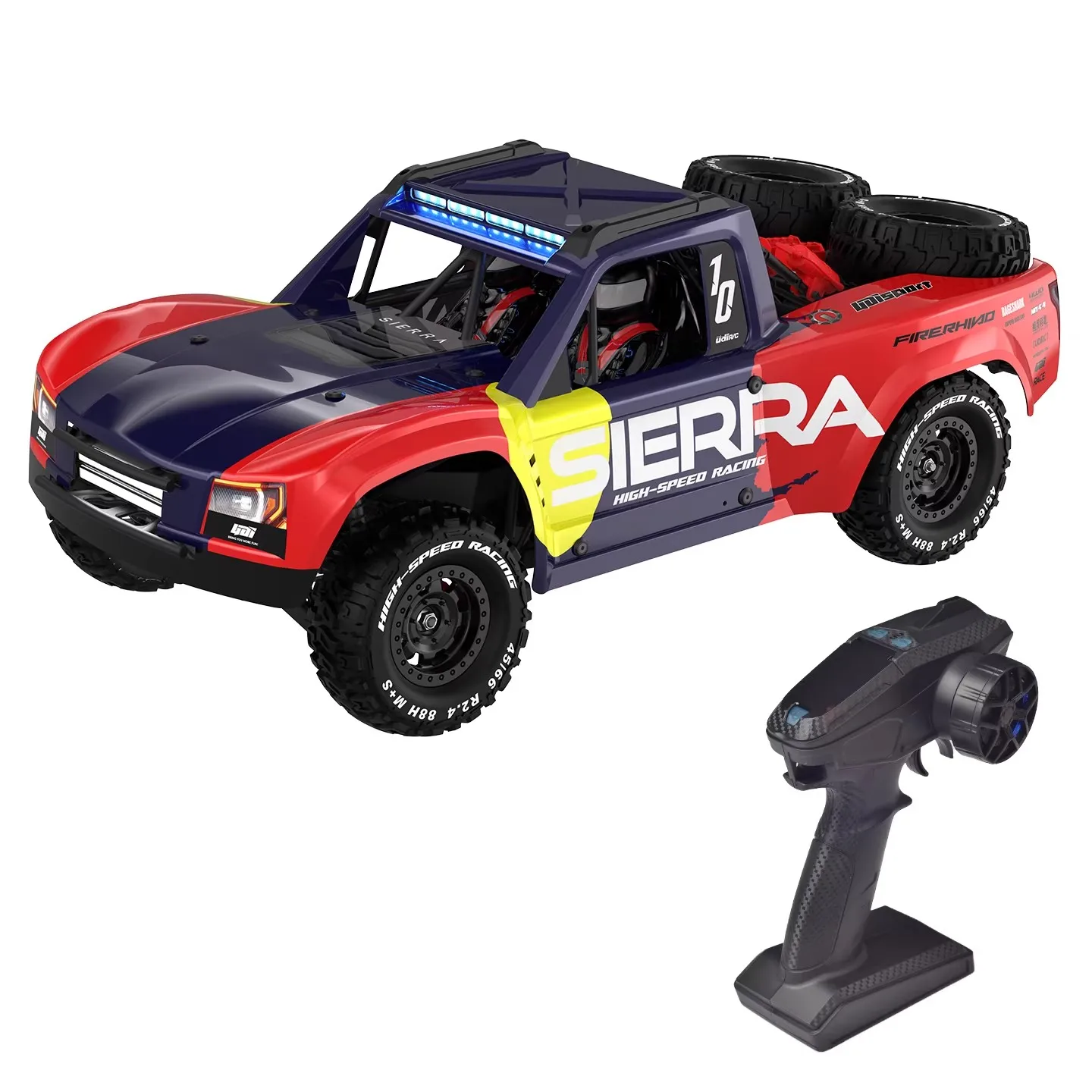 GR S10 1/10 RC high-speed brushless four-wheel drive remote control off-road desert short truck RTR with light group