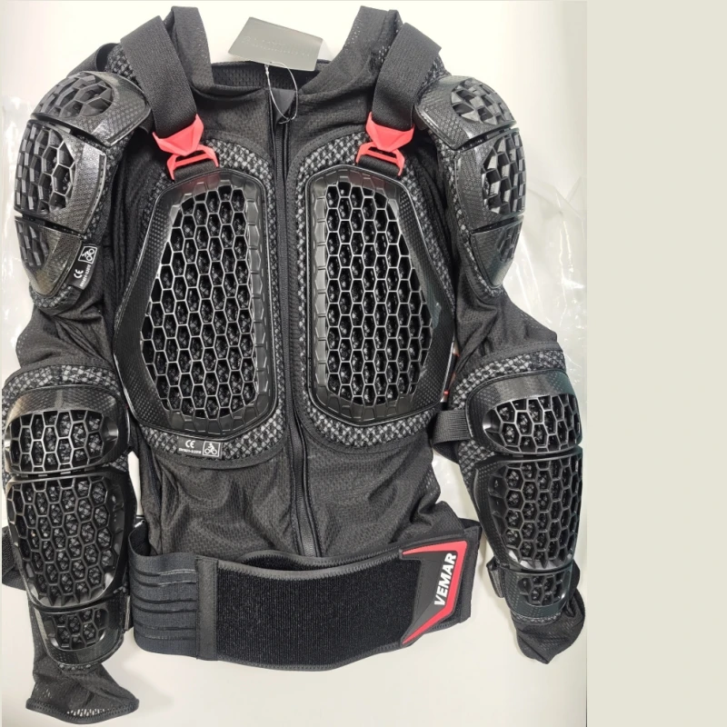 VEMAR Summer Men's Motorcycle Armor Jacket/Pants Body Protective Gear with Shoulder Chest Elbow Back Protector Hip Knee Guards