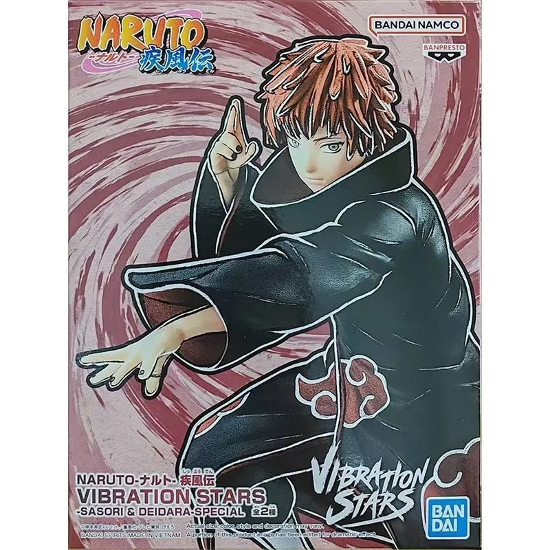 Bandai – figurines originales étoiles vibrantes, dessin animé Naruto Shippuden Sasori Deidara, modèle en boîte, jouet d'ornements, cadeau, en Stock