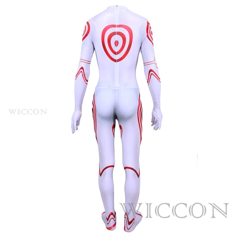 Dorośli dzieci Anime Deadman Wonderland Shiro przebranie na karnawał Zentai Halloween body Catsuit