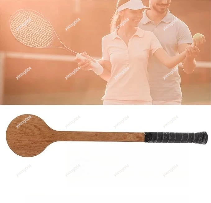 Wooden Tennis Spoon Trainer, Pointer Type Practice Aid, Professional Training Tool for Beginner