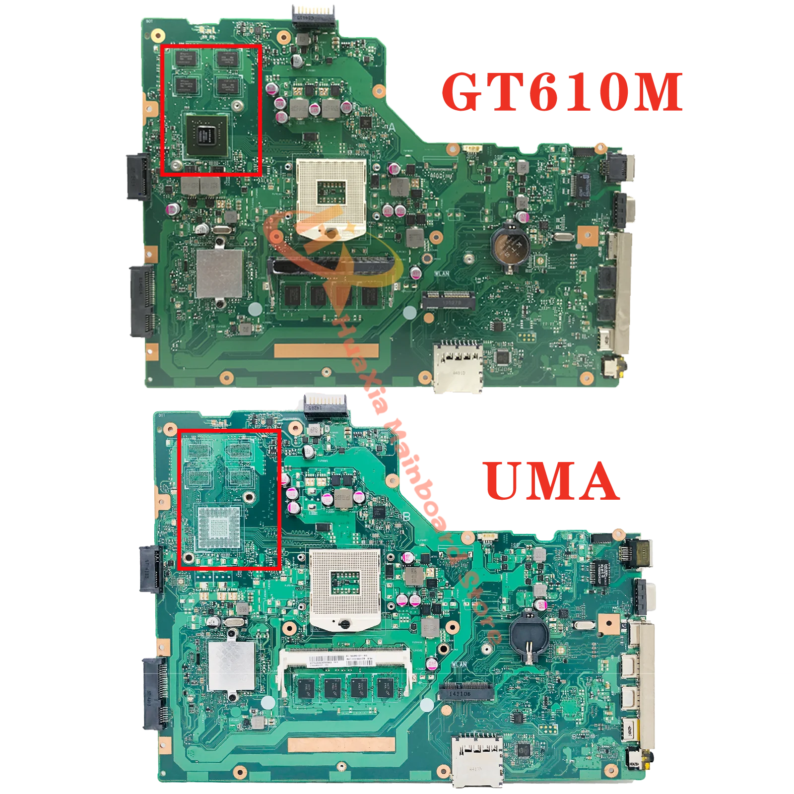 Imagem -03 - Kefu-motherboard Laptop para Asus Mainboard 4gb de Ram Gt610m Gt720m Suporte i3 i5 X75v X75vc X75vb 100 Teste