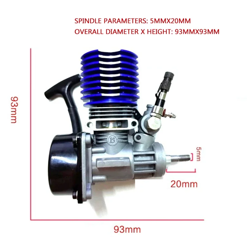 15G Remote Control Bensin Aksesoris Mobil Bahan Bakar Remote Control Mobil Generator Model Mesin Metanol Gas Bertenaga Minyak
