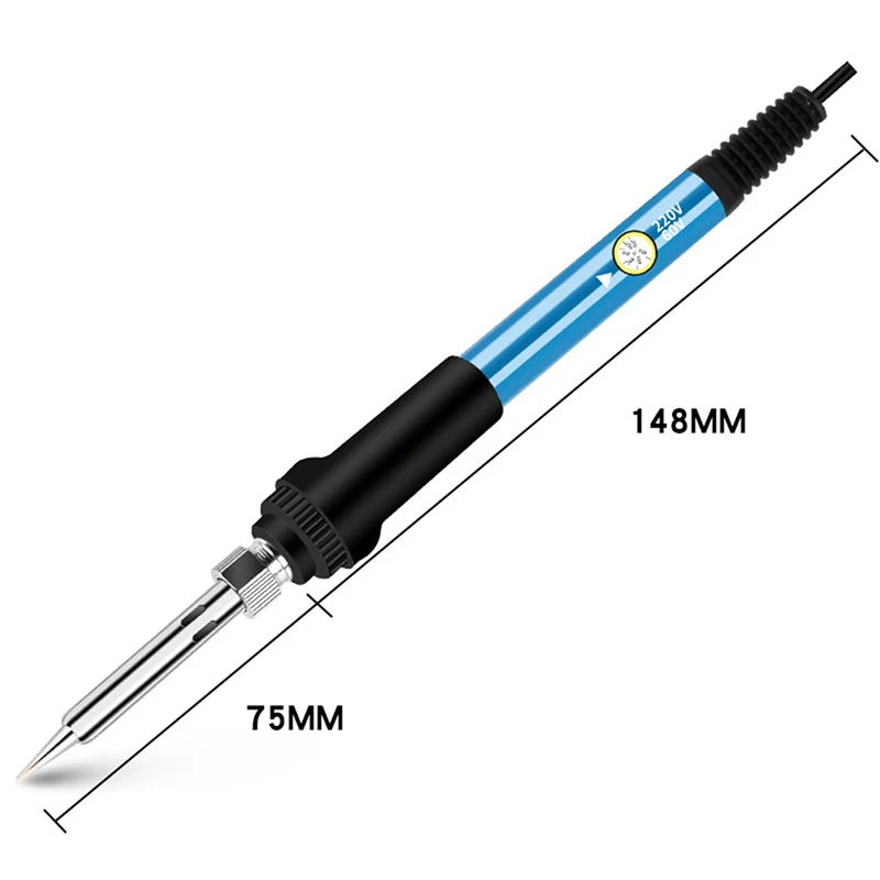 Mini fer à souder électrique à température réglable, station de expédi, crayon chauffant à poignée, outils de réparation de soudage, 60W