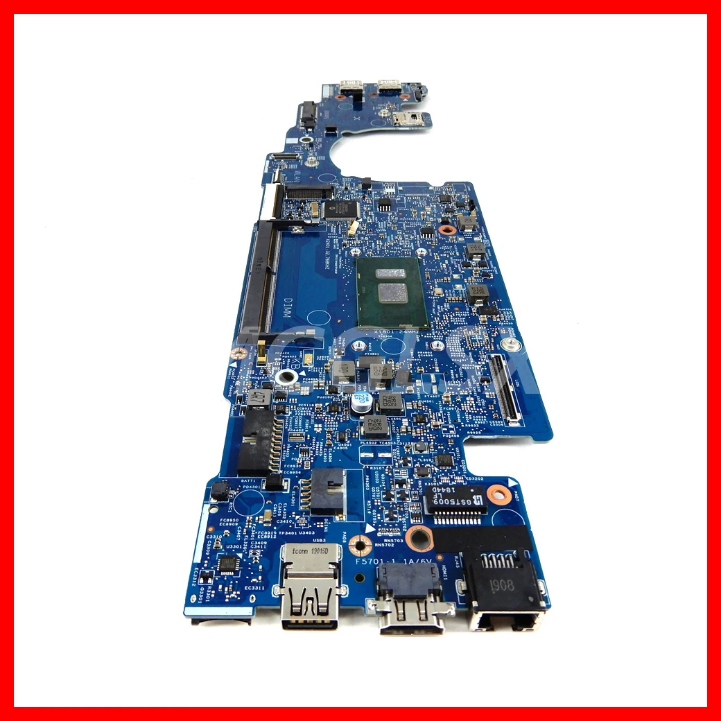 Imagem -05 - Notebook Mainboard para Dell Latitude 3380 Placa-mãe Portátil Cpu Cn066frk 063jcx I36006u I57200u 100 Testado ok