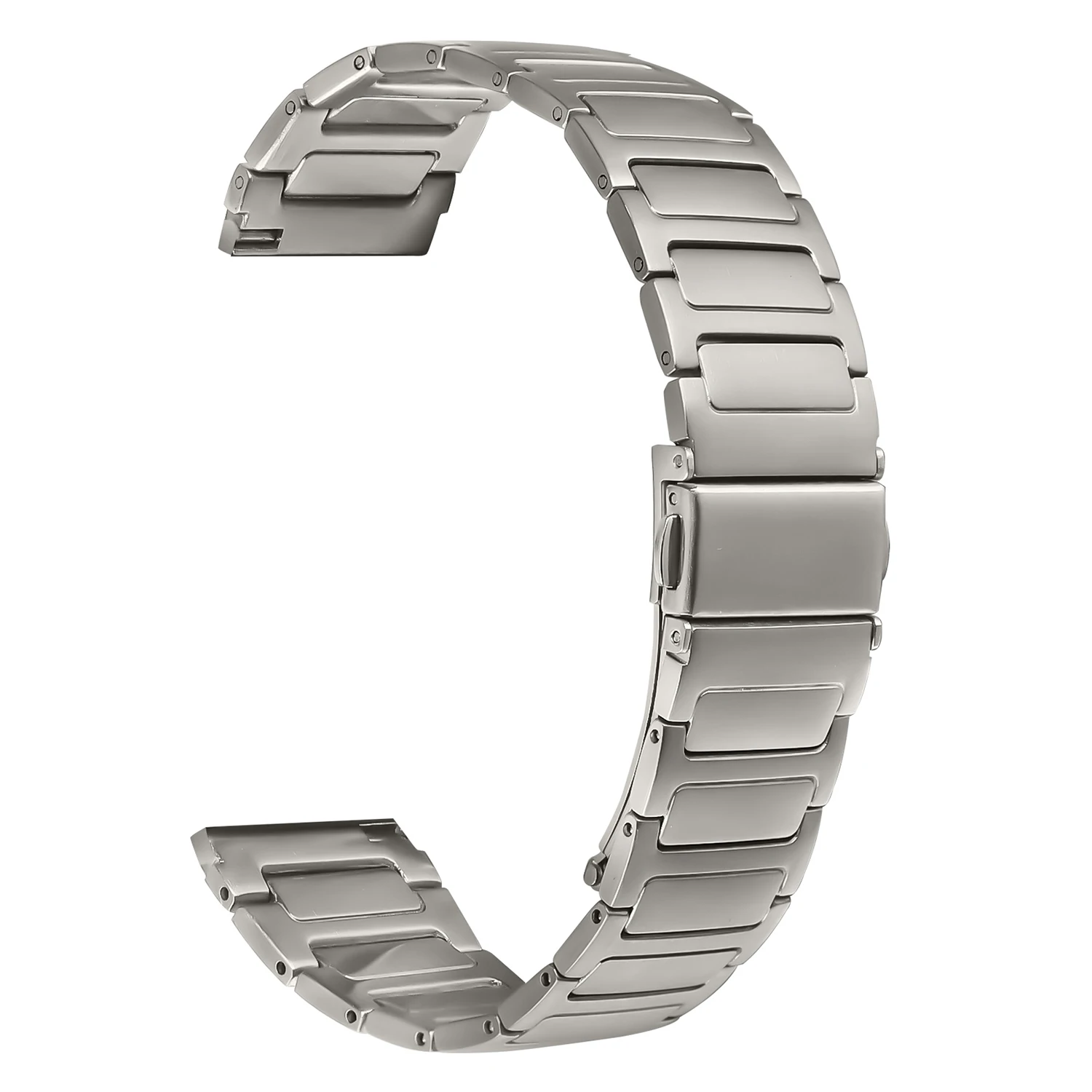 

For Huawei Watch GT 2e Watch Band Adjustable Titanium Color Stainless Steel Metal Watch Strap