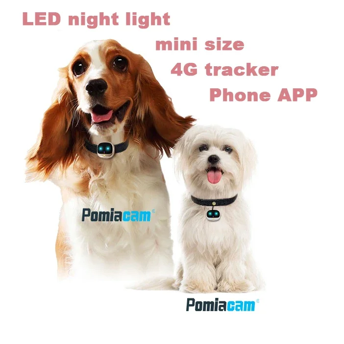 4G Dog GPS Tracker V43 Voice Monitor Pet GPS Tracker Real time Tracking WIFI Cat Locator LTE+WCDMA+GSM Waterpoof IP67 Free APP