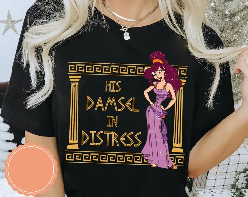 خمر هرقل وميجارا له ولها قميص مطبوع لها صفر إلى بطل هم دامسل في المتعثرة قصيرة الأكمام Y2K ملابس علوية #3