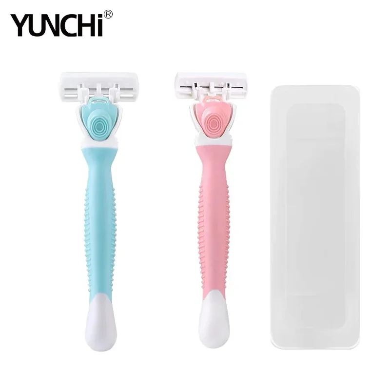 YUNCHi Manual Shaving Razor for Women 6-layer Blade Replaceable Head Scratching Hair Knife Hair Removal