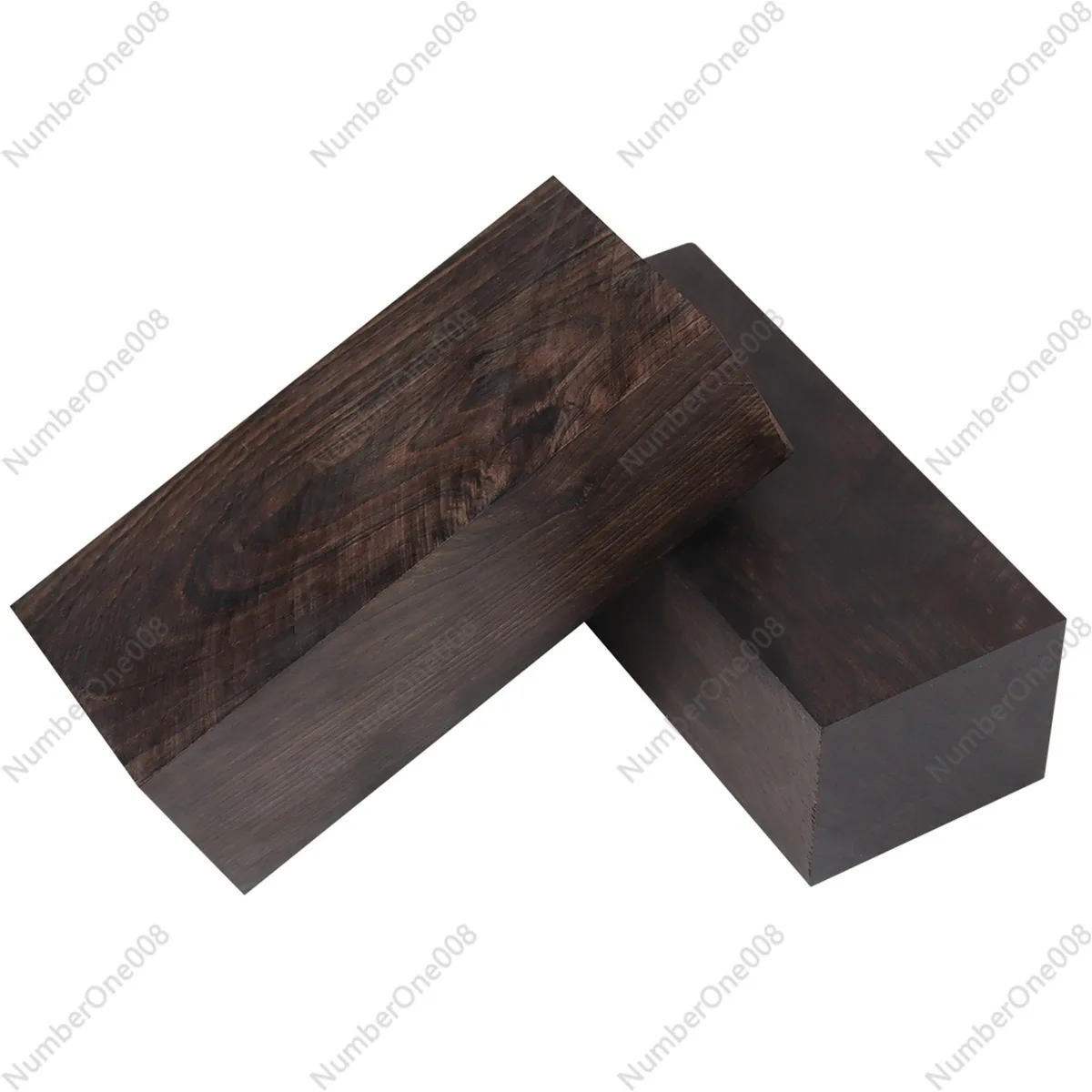 

120 * 40 * 50Mm Ebony Wood Block, Rough DIY Handicraft Carved Wood Carving Block, Ebony
