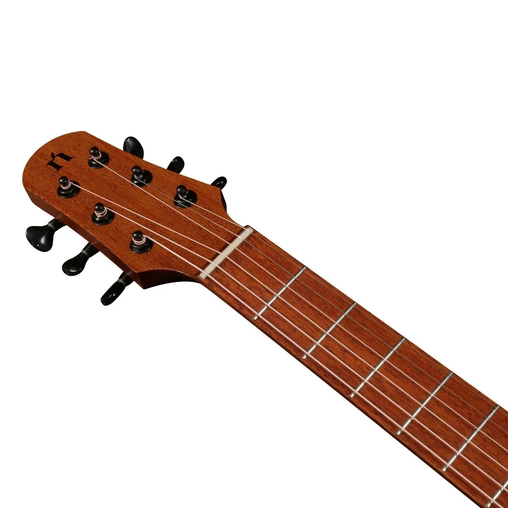 Unieke kenmerken Slimme stille 6-snarige gitaar Mahoniehouten body Elektrische gitaar met matte afwerking voor muziekliefhebbers