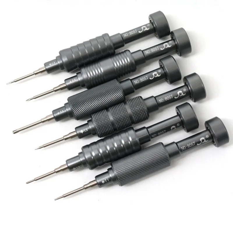 Set di cacciaviti di precisione S2 Cacciavite con pistola in acciaio piccolo per strumenti di riparazione e smontaggio di prodotti elettronici Apple 8057