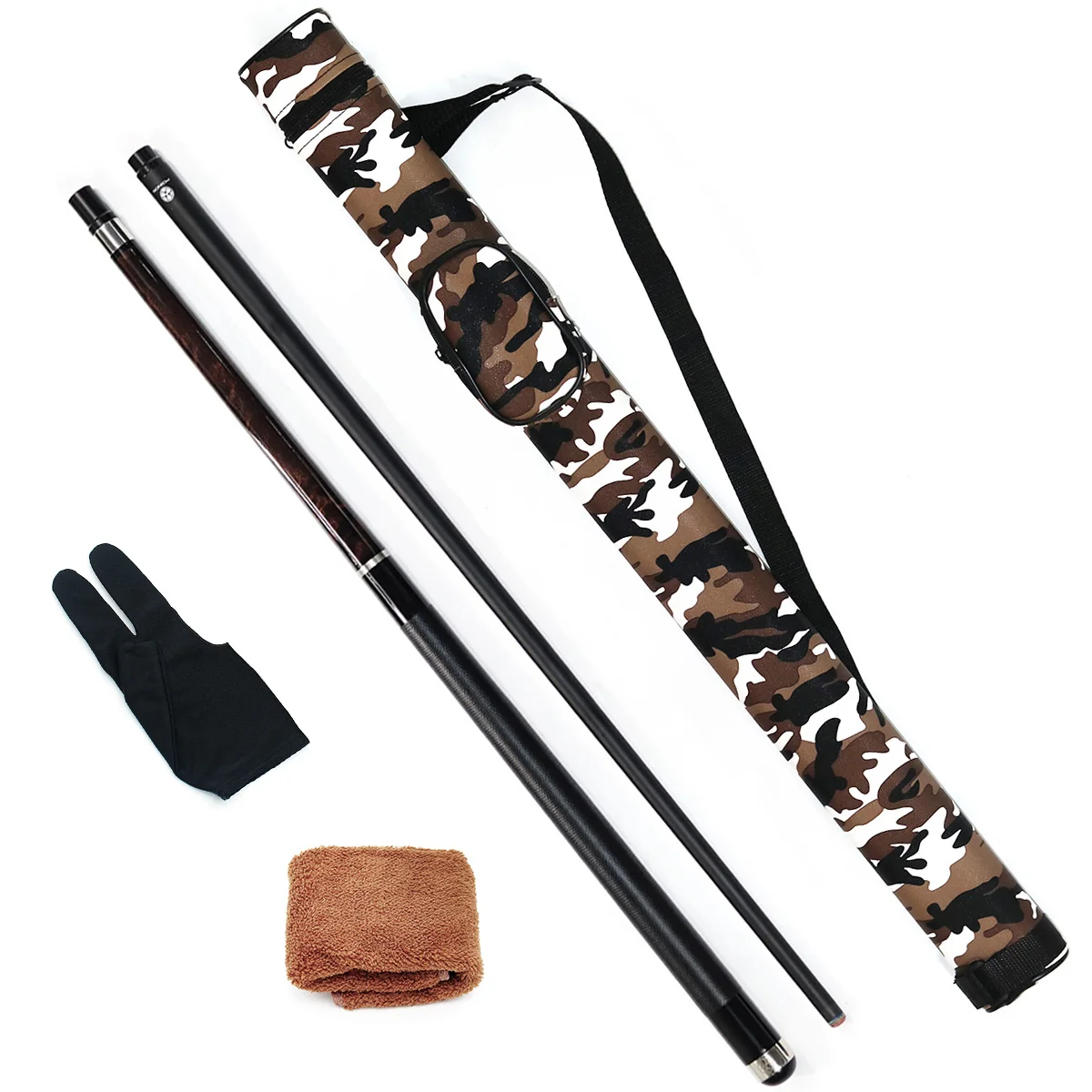 اقتصادية قسط الجودة 58 بوصة البلياردو ألياف الكربون تجمع جديلة مجموعة/تسعة كرات البلياردو اكسسوارات كومبو للبيع