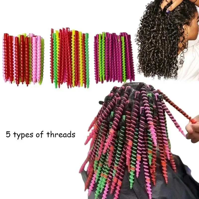 Neue 10-28 stücke Spirale Kunststoff Dauerwelle Stick Frauen Magie Lockiges Haar Roller Kalten Dauerwelle Bar Haar Curler barber Professionelle Friseur