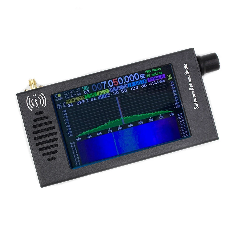 Signal Generator TCXO 26MHz 140 X 74 X 22mm L X W X H excluding Protrusions Ham Radio Receiver 4.3-inch IPS 800x480