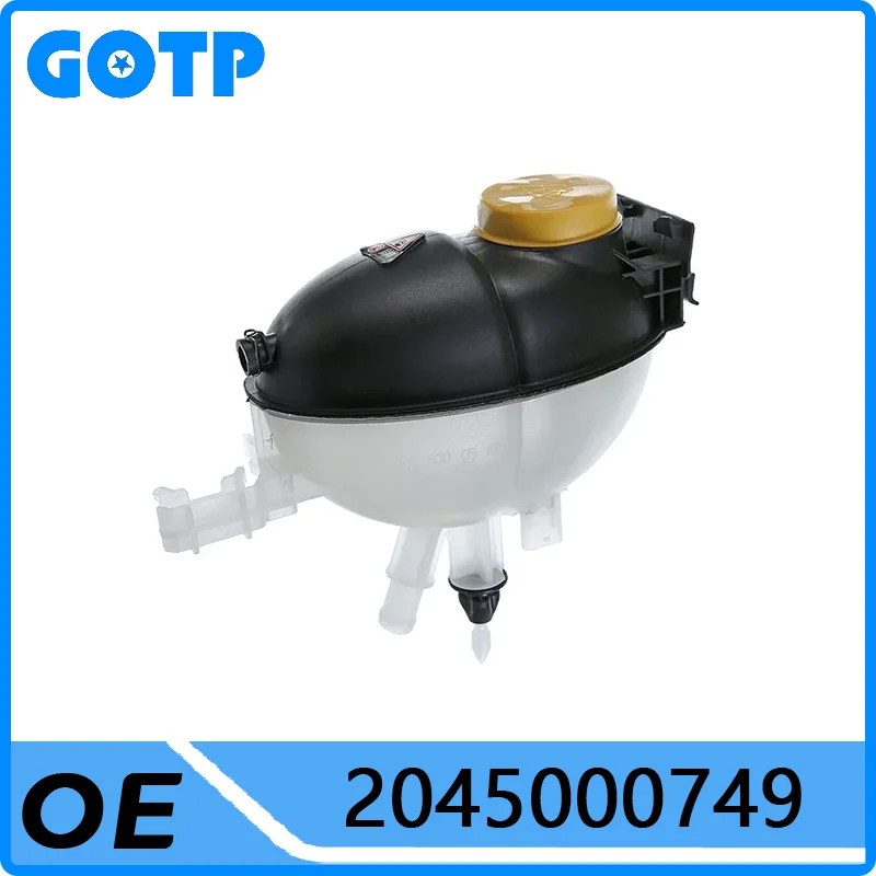 GOTP Engine Coolant Expansion Tank Auxiliary Kettle #2045000749 For Mercedes Benz W204 W212 C E CLASS C200 C250 C300 CLS GLK