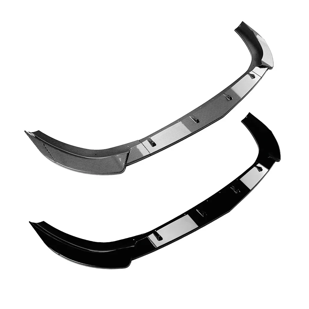 Front Bumper Lip Splitter Diffuser Body Kits Spoiler Guard Protector For Mercedes Benz A Class W177 V177 2018-2022 Pre-facelift