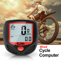 Sunding Stopwatch Bicycle Bike Cycle Computer Bike Speedometer Wired Speedometer Cycling Computer Accessories