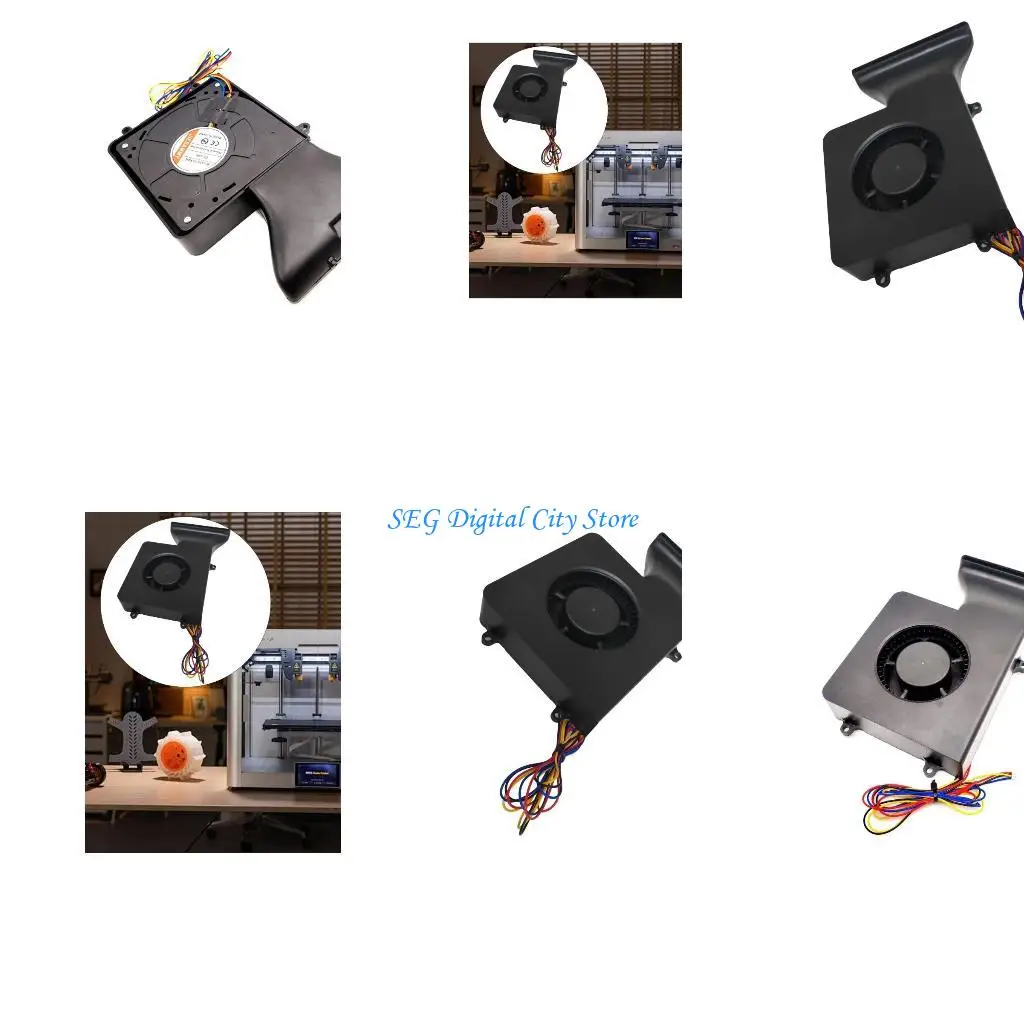 

U75B 3D Printers Fan Duct Cooling Fan Cover for X1C/P1P Extrusion Head Hotend