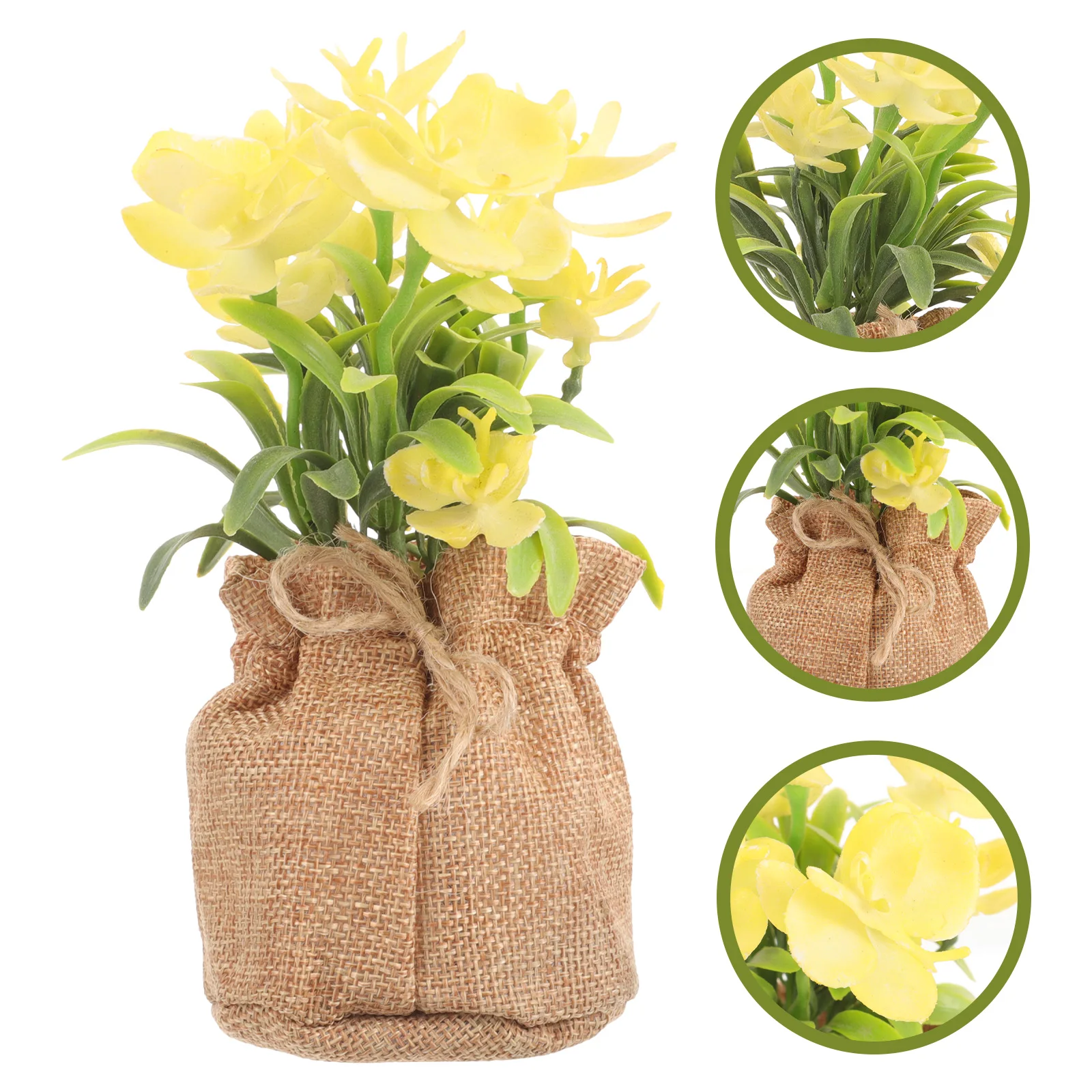 

Artificial Flower Phalaenopsis Orchid Potted Plants Decor Orchids Flowers Decoration