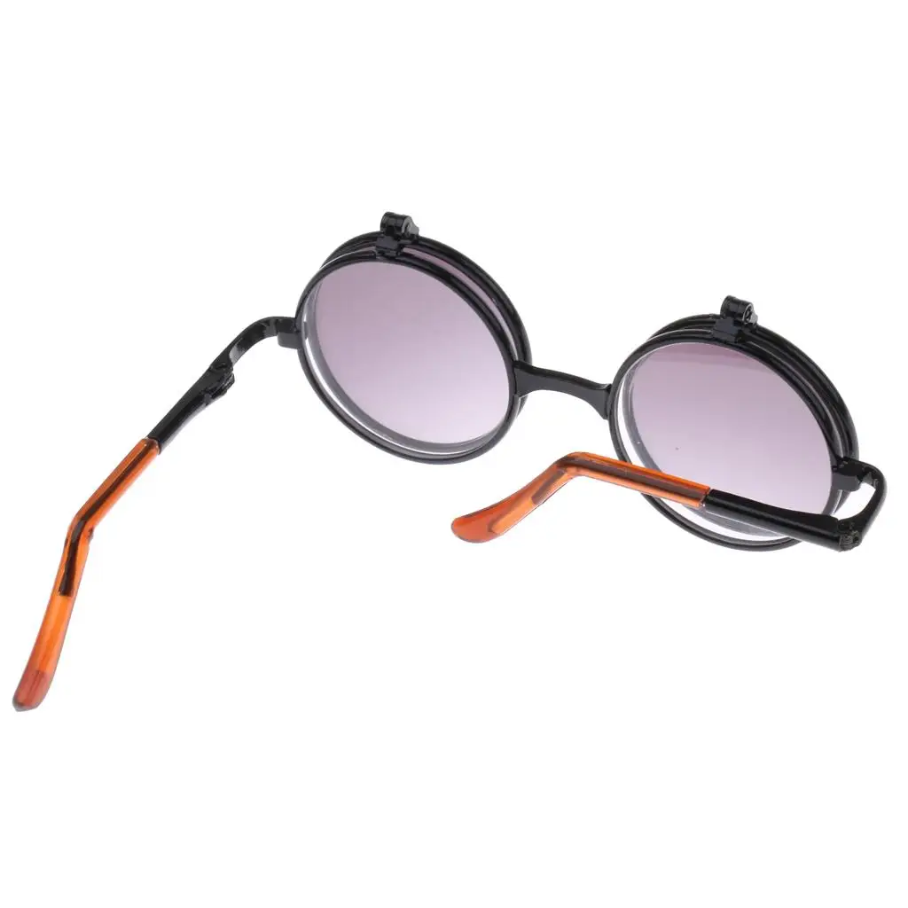 Metal Frame Blythe Doll Double Folded Sunglasses Eyewear Accessories for 12inch Blythe Dolls Clothes
