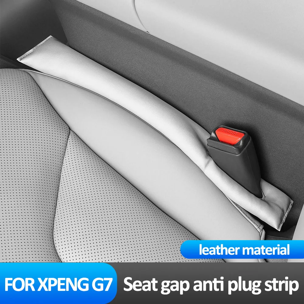 

2 Pcs Seat Seam Anti Gap Plug Strip For Xpeng G7 G6 P7+ X9 Car Modification Accessories Original Color Leather Leak Proof Strip