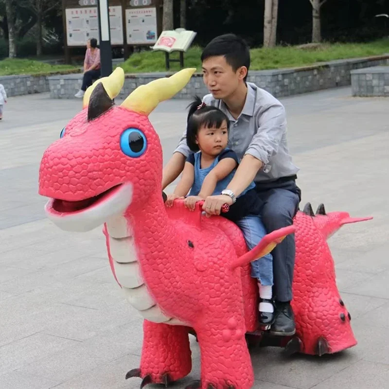 Amusement Park Dinosaur Family Rides with Coin Operated Game