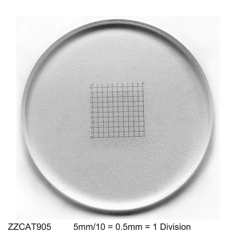 27mm Microscope Ocular Reticle Eyepiece Calibration Micrometer for Nikon Microscope E100 E200 CFI 10X/18 20 22 Eyepiece