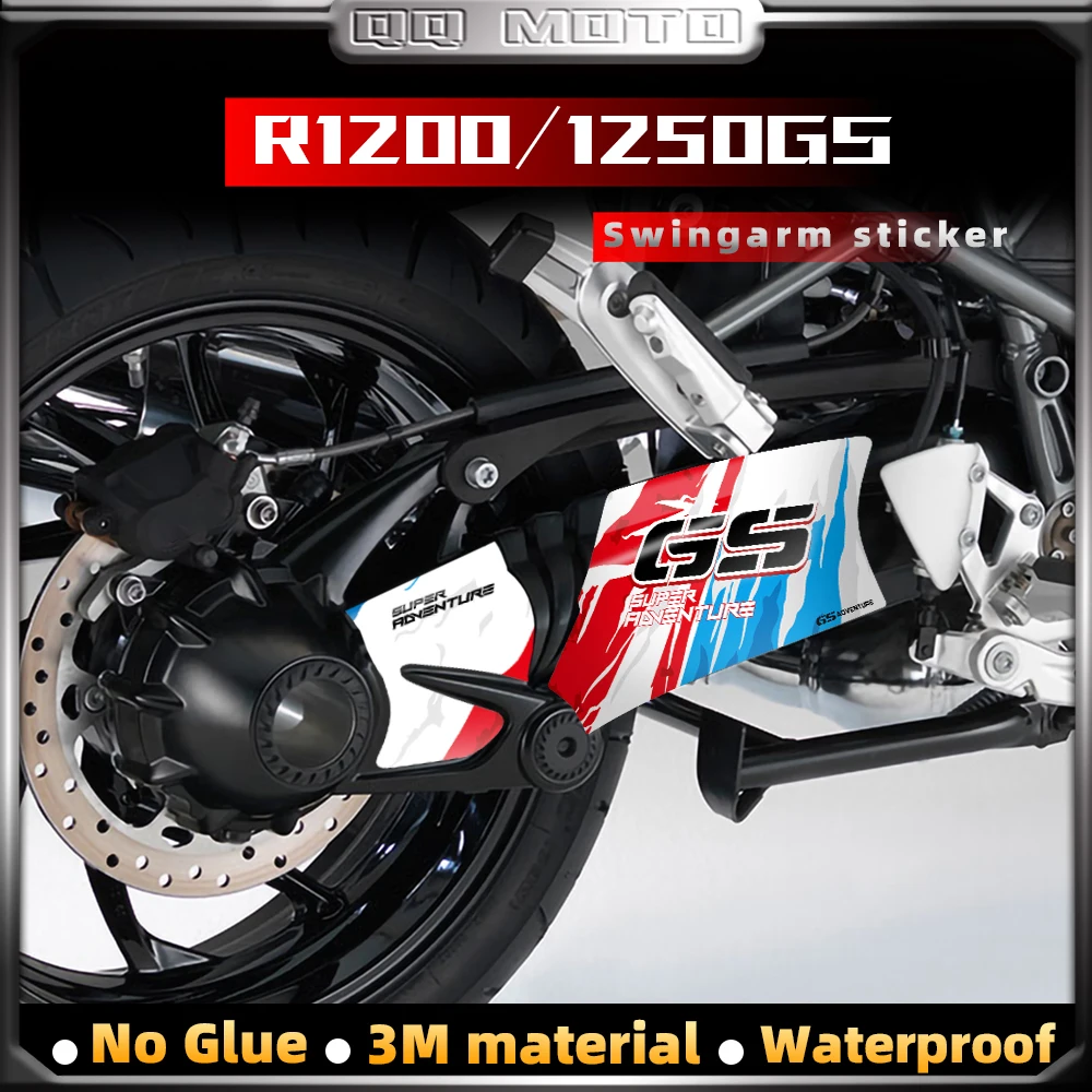 

Motorcycle Swingarm Protection Rotating Shaft Sticker Waterproof For R 1200 Triple Black 2004-2012 R1200 GS/Adv 2004-2013
