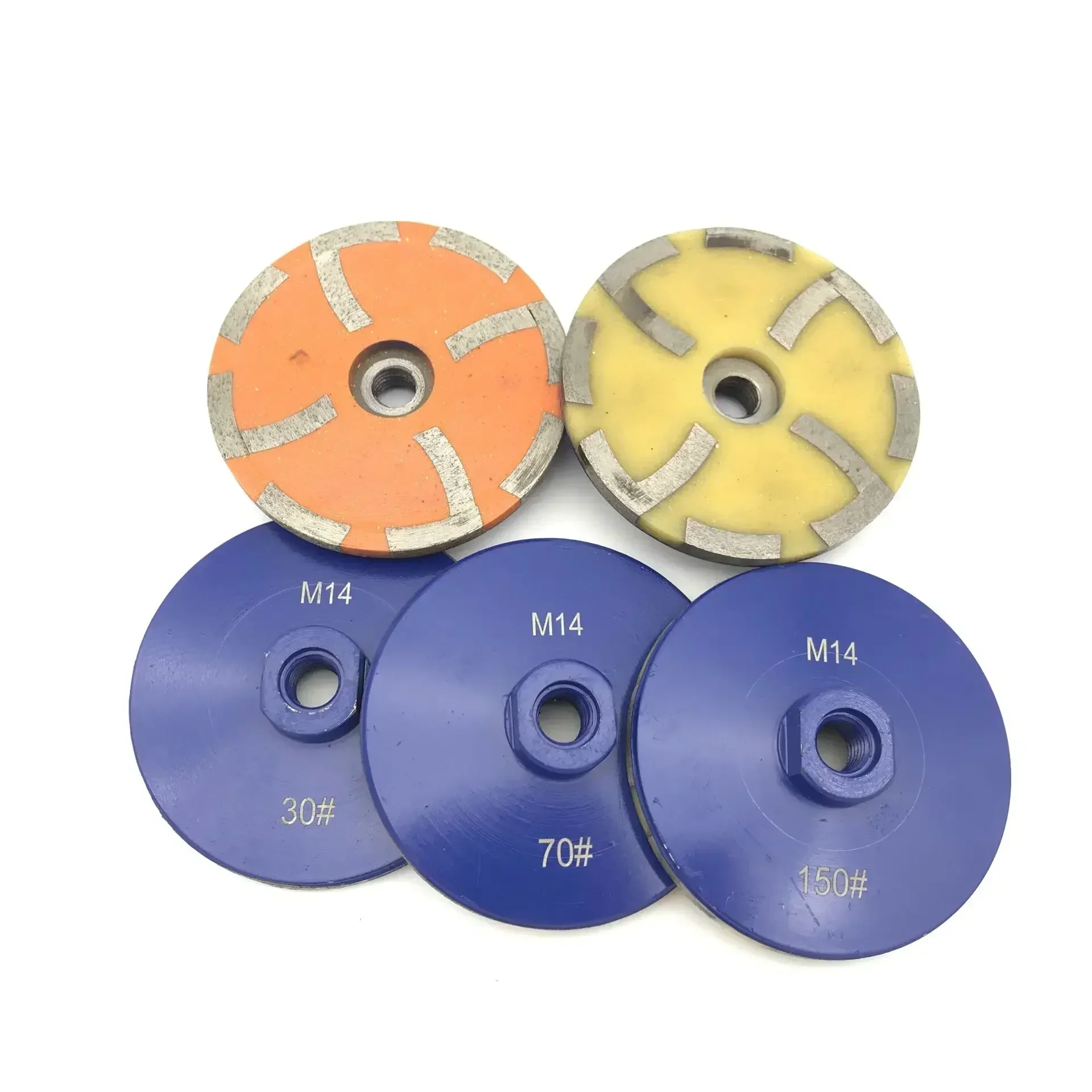 4 Inch 100mm Resin Filled Diamond Grinding Cup Wheel Disc for Granite Quartz Marble Tiles Concrete Engineered