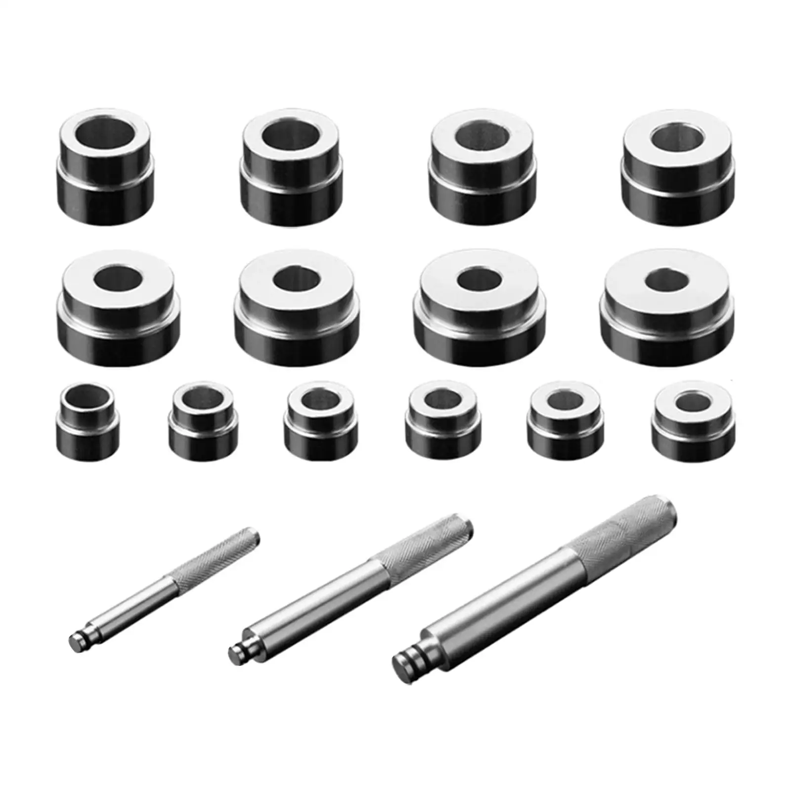 

17x Universal Seal Installer Bearing Driver Set Aluminum Wheel Axle Bushing