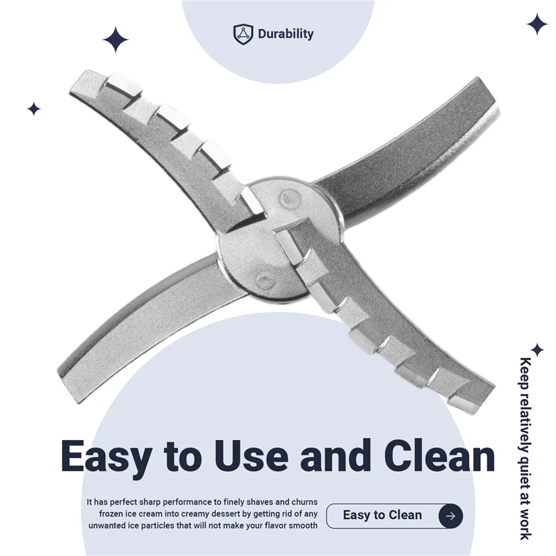 닌자 크리미 NC501 CN501CO NC500C NC501C NC501H 아이스크림 메이커 아이스크림 믹서 부착물용 SANQ 교체 패들 블레이드