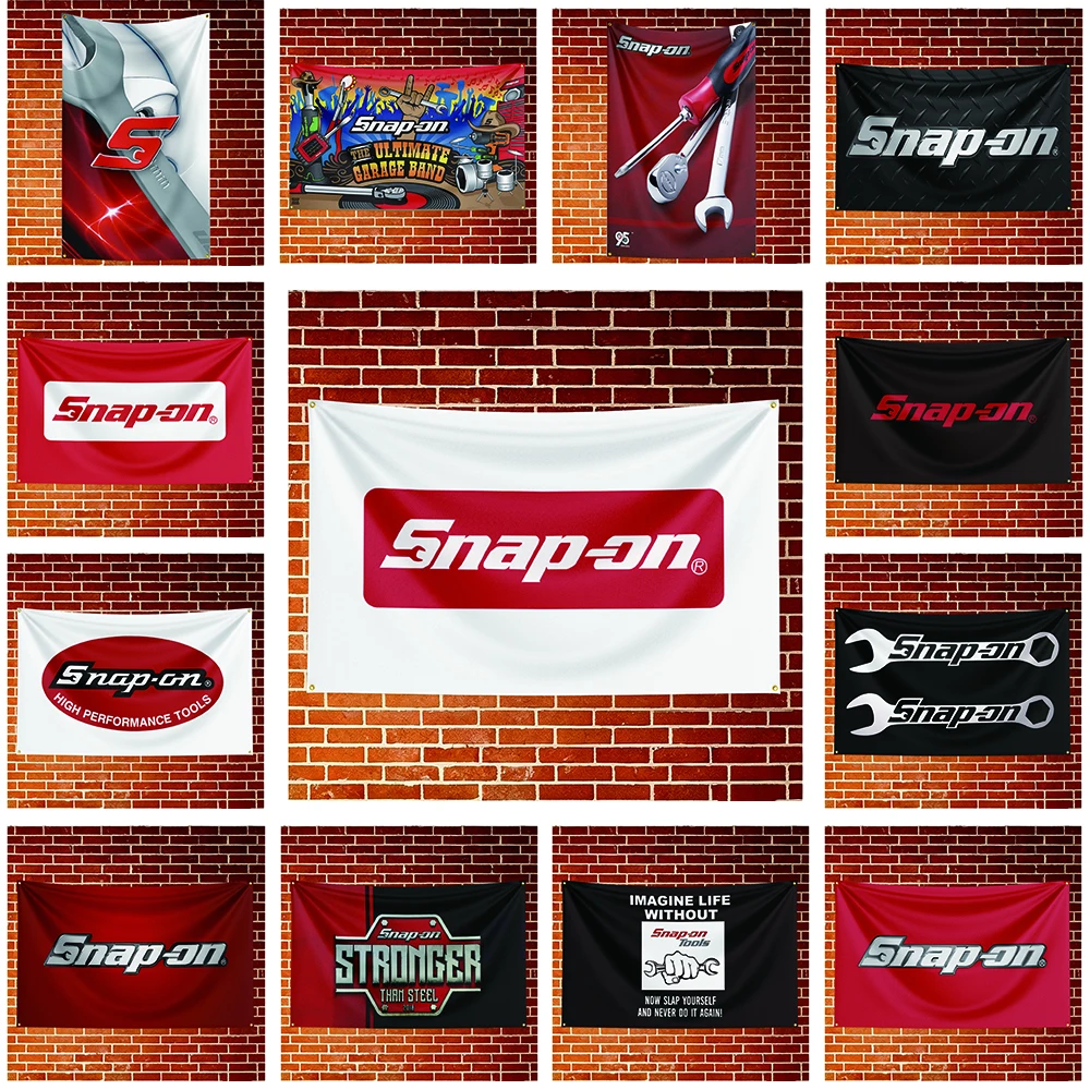 S-Snap-ons Flag Banner For Fan Cave Watch Party Tailgate Gathering Indoor Outdoor Backyard Home Festival Ornament Supply