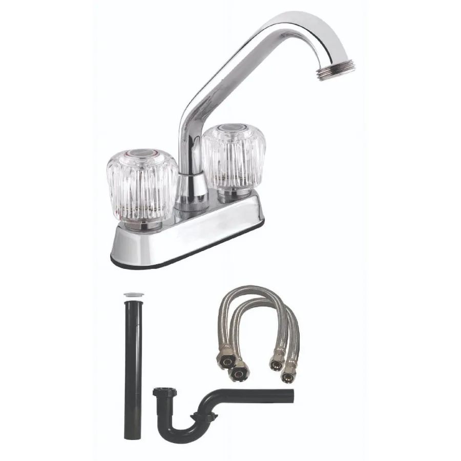 

2940WKIT Laundry Faucet Kit with Garden Hose Connection Chrome