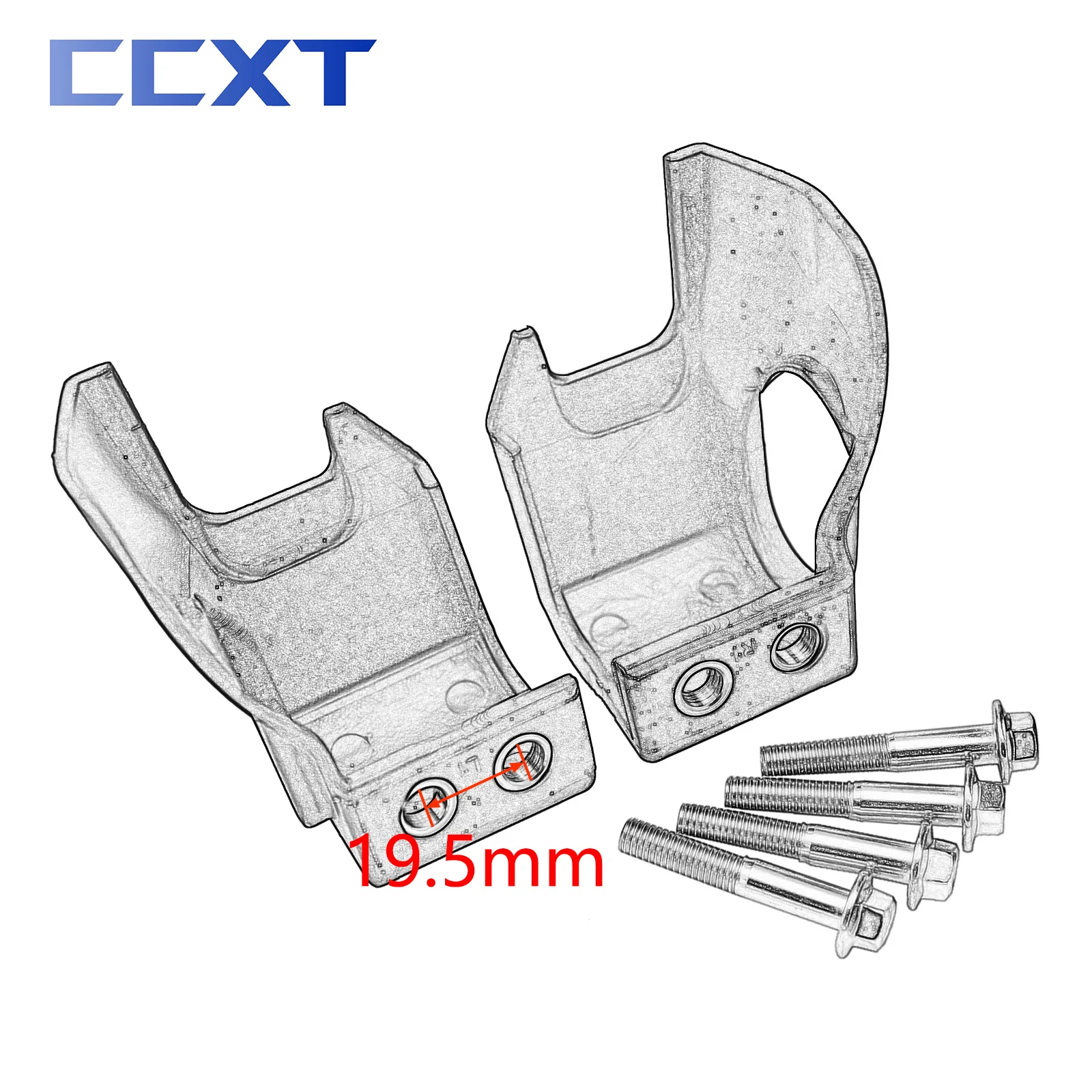 Motorcycle Front Fork Shoe Cover Lower Leg Guard Protector For Honda BETA Yamaha YZ125 YZ250 Kawasaki KX250F KX450F KX250 KX450