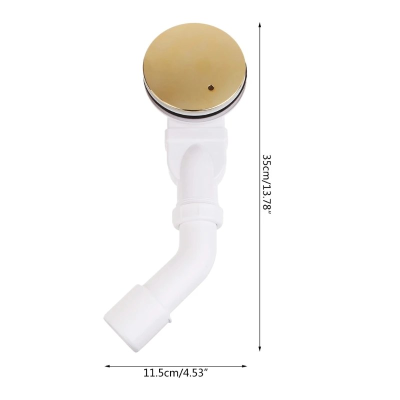 Nuevo Plato ducha práctico latón cepillado 90mm ajuste Universal para bandejas