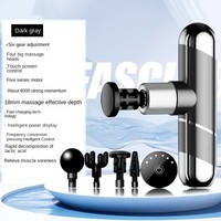 Mini Massage Gun,Powerful Fascial Gun Portable Deep Tissue Percussion Muscle Back Head Massager for Pain Relief 4 modeVibration